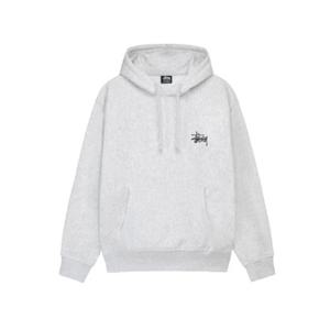 스투시 베이직 스투시 후드 애쉬 헤더 2024 1925000