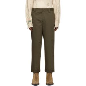 25 FW Golden Goose 남성 카키 골든 컬렉션 슬랙스 242264M191006
