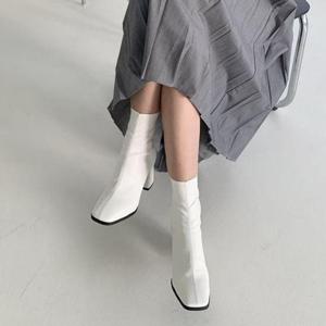 여성 부츠 베이직 숏부츠 삭스부츠 심플 앵클부츠