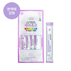 데이스포 캣 케어츄르 닭가슴살황태(면역력)4p