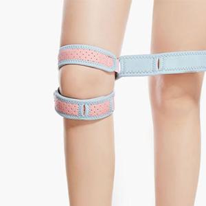 플랙서블 무릎 보호대 핑크 운동용