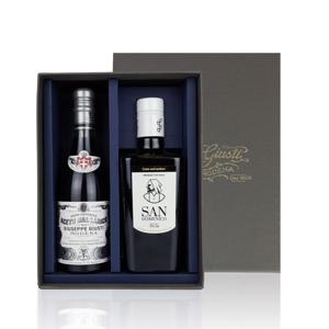 [구스토이탈리아][주세페주스티]1메달P 발사믹식초250ml+산도메니코 올리브유500ml 세트