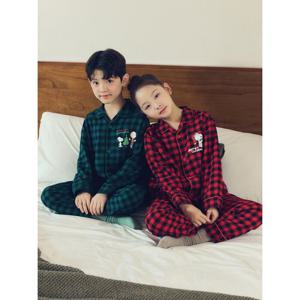 [탑텐키즈]공용) 피너츠 트윌 모달코튼 파자마 셋업 MKE4UI3801