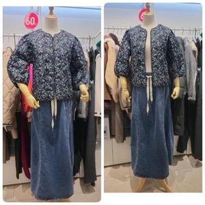 오프리미츠 HC26 50%+20%큐티하게  크롭트렌드해 집업 소매5부 간절기패딩점프남구홈플러스 B25PD2202