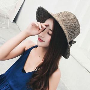 리본 벙거지 여름모자 여자버킷햇 패션모자 썬캡