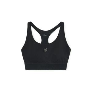 MLB  (3FTKB0353-50BKS) 여성 레터링 밴드포인트 크롭탑