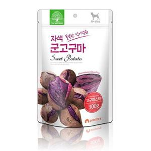 자색 군고구마 스틱 300g 애완 반려견 영양 간식 애완