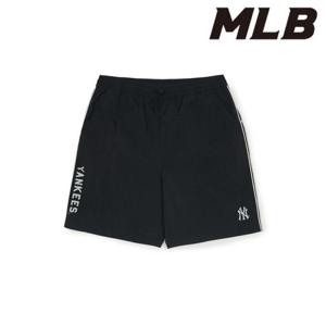 MLB (3ASMV0153-50BKS)  25S 신상 바시티 스포티브 파이핑 5부 반바지