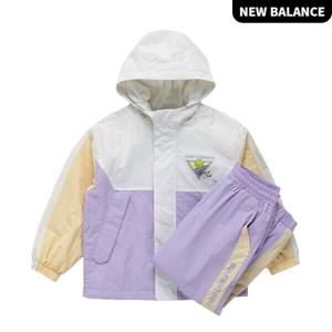 뉴발란스키즈 SPORTS CLUB 배색 우븐 트레이닝세트 NK9YD1201U-70