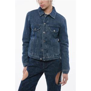 오프화이트 데님 자켓 OWYE050F23 DEN001 4700 Blue