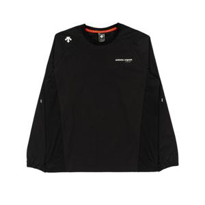 데상트 러닝 에센셜 우븐맨투맨 SP123RWH21BLK