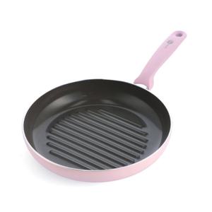 그린팬 토리노 세라믹코팅 원형 그릴팬 28cm (쿼츠 핑크)