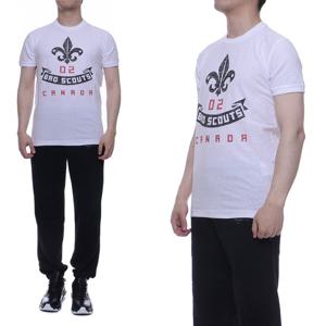[디스퀘어드] 남성 반팔 티셔츠 (S74GD0369_S22507_100)