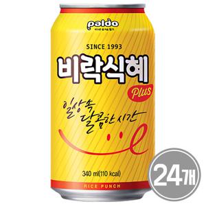 팔도 비락식혜 340ml 24개