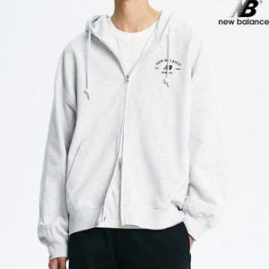 [뉴발란스] NBMDD4A013-LG 헤리티지 후드집업 남녀공용 후드티