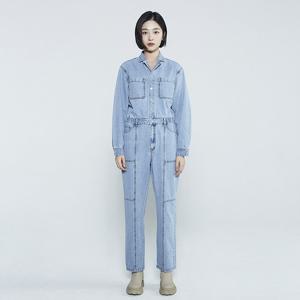 [버커루]여성 연청 밴딩 점프수트  B235DO990P