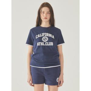 [후아유]여성 Campus Graphic Basic T-shirt WHRAF2426F
