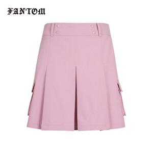[팬텀] [가격인하] 여성 메쉬 아웃 포켓 플리츠 큐롯스커트 221E2PC253_PK