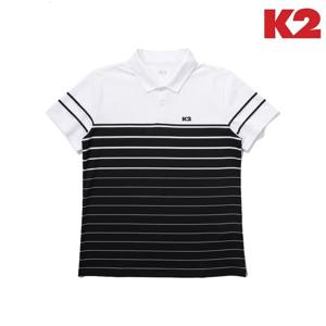 (등산양말)여성 BOOST_반팔 선염 폴로 티셔츠 KWM24284