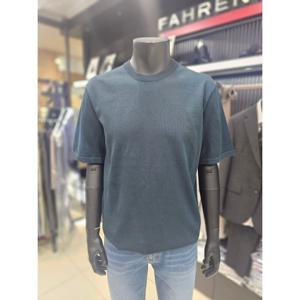 [파렌하이트][S/S]그린 베이직 라운드 반팔 니트E8803GR_BP