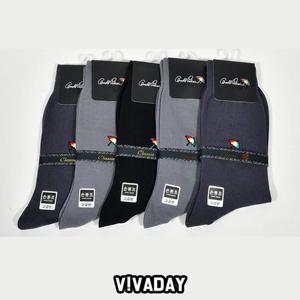 VIVADAY-YS39 양말세트 로고 무지 5켤레 혼합