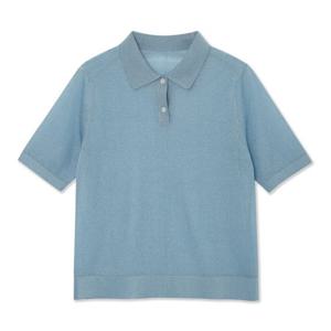 메탈 블렌디드 글리터 폴로넥 풀오버(UFKKPN224N)
