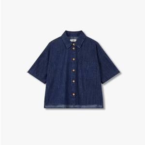 [스튜디오 톰보이]데님 반팔 오버핏 셔츠(9175221987)