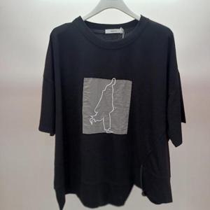 Destijl HC06 루즈핏 감촉좋은 5부소매 휴먼 데일리 라운드 반팔 티셔츠 D2523ts22B
