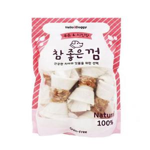 헬로도기 참 좋은껌 우유 치킨맛 6P (강아지 간식)