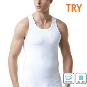 TRY 남성 베이직 빅사이즈 민소매 남자 런닝 1매 속