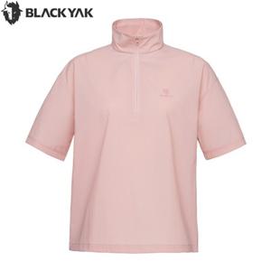 [블랙야크]에어홀 초경량 카라 반팔티 여성 아이스프레쉬A 집업 반팔티 1BYZTMU509PI