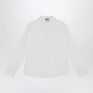 GUCCI GG 패턴이 들어간 화이트 옥스포드 코튼 셔츠 793093XWA2QXHGUC-9011