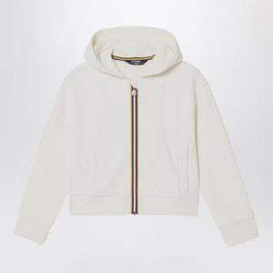 K-WAY 디바인 화이트 후드 스웨트셔츠 K7125HW-BCOXHKWAY-X42