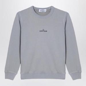 STONE ISLAND 로고가 있는 회색 코튼 스웨트셔츠 811662121XHSTONE-V0064