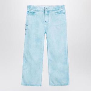 BURBERRY EKD가 들어간 라이트 블루 데님 청바지 8089088157945XHBURBE-A3326