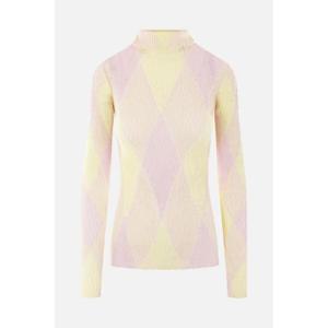 BURBERRY 아가일 코튼 amp 실크 풀오버 8081047B8789