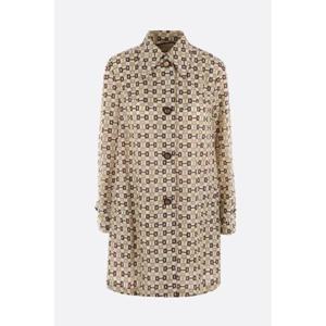 GUCCI Gucci Horsebit 프린트 나일론 오버코트 752387ZANVO9198