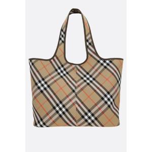 BURBERRY 트윌 소재의 미디엄 토트백 체크 8093976B9368