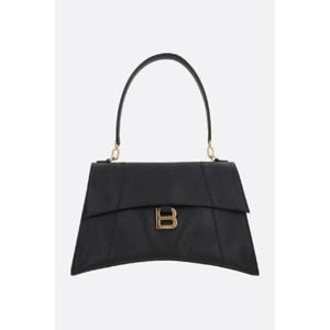 BALENCIAGA 부드러운 가죽 소재의 아워글래스 소프트 미디엄 핸드백 8107332ABF91000