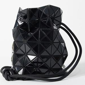 25 FW 바오바오 이세이 미야케 Wring 링 드로스트링 탑 PVC 메쉬 버킷백 블랙