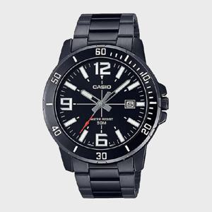 CASIO 카시오 MTP-VD01B-1B 남성시계 블랙 메탈 손목시계