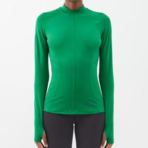 25 FW 아디다스 바이 스텔라 맥카트니 트루퍼포즈 파이버 블렌드 탑 HI6035 GREEN