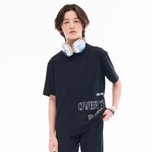 오션스카이 HC04 쿨 라이트 레터링 반팔 티셔츠 EBJB5817D03