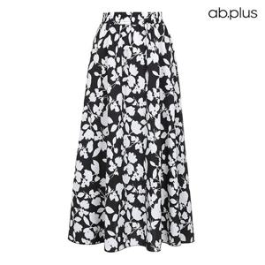 [ab.plus/신상] 플라워 나염 플레어 밴딩 스커트 (LSZ2MS31A)