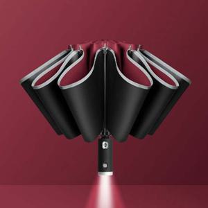 거꾸로 LED 완전자동 양산 겸 우산(레드)여름 3단우