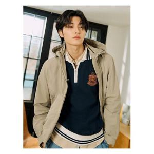 [빈폴멘][신상40%OFF]와펜 포인트 하프집업 니트  네이비 (BC525