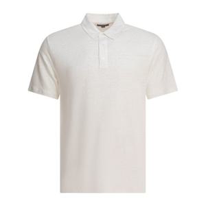빈스 화이트 리넨 폴로 셔츠 M92369595A137OWT WHITE