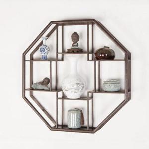 아트박스/와인앤쿡 빈티지 팔각형 다관 찻장 1개