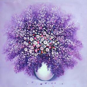 아트박스/퍼즐사랑 향기가득 화병 (패브릭) 보석십자수 40x40