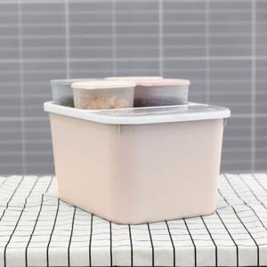 아트박스/올리오 파스텔 쌀통 10kg+잡곡통 900ml 4개